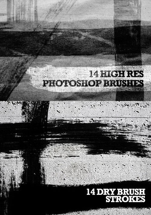 Brushes for Photoshop - Grunge Line