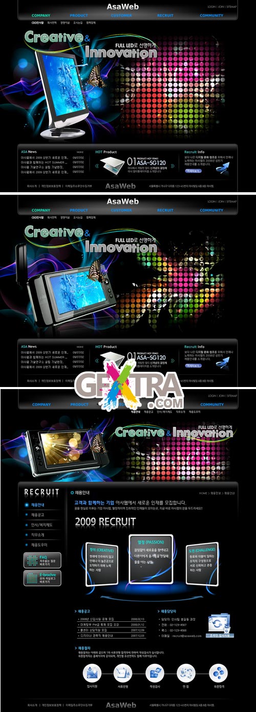 Creative Innovation PSD Templates No.154