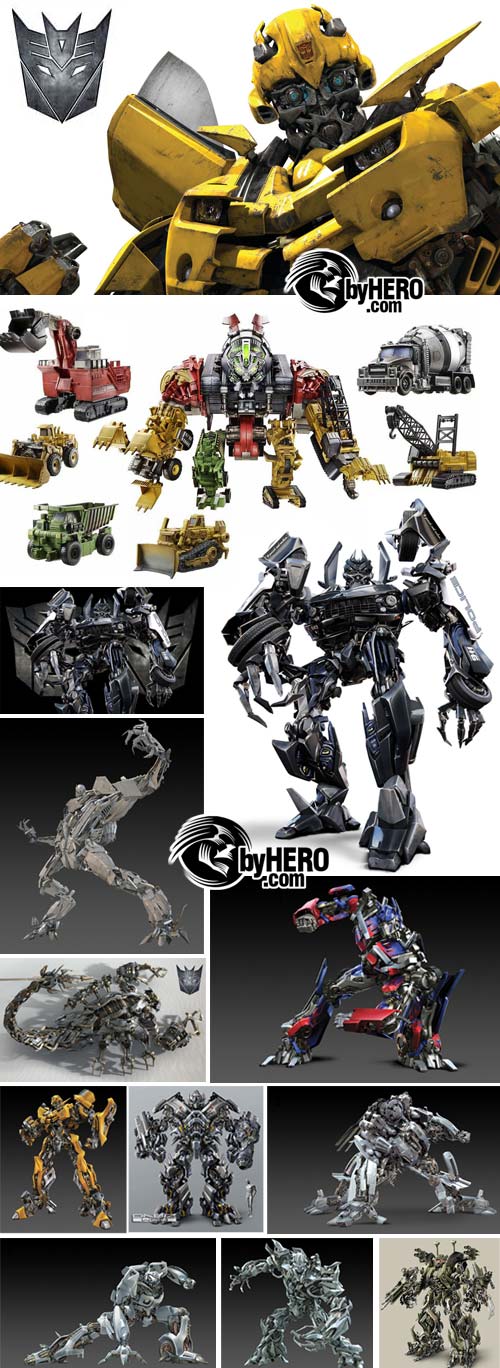 TRansformers 3DS Max - All Models