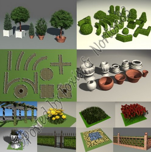 3D models for Garden