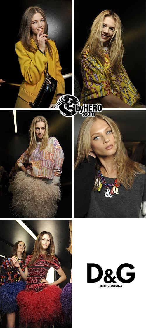 D&G Milan FW 2011 with BackStage Shoots