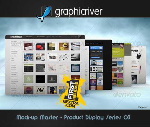 Mock-up Master - Product Display Series 03 - GraphicRiver - REUPLOADED!
