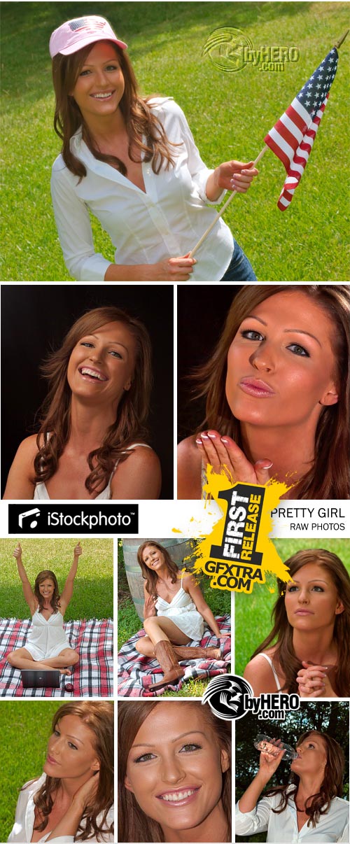 iStockPhoto - Pretty Girl 23xJPGs
