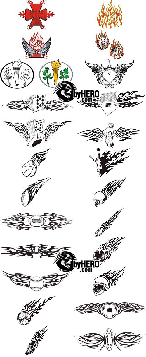 Extreme Clipart 2010 - Flame Pack Extreme Clipart 2010 - Flame Pack