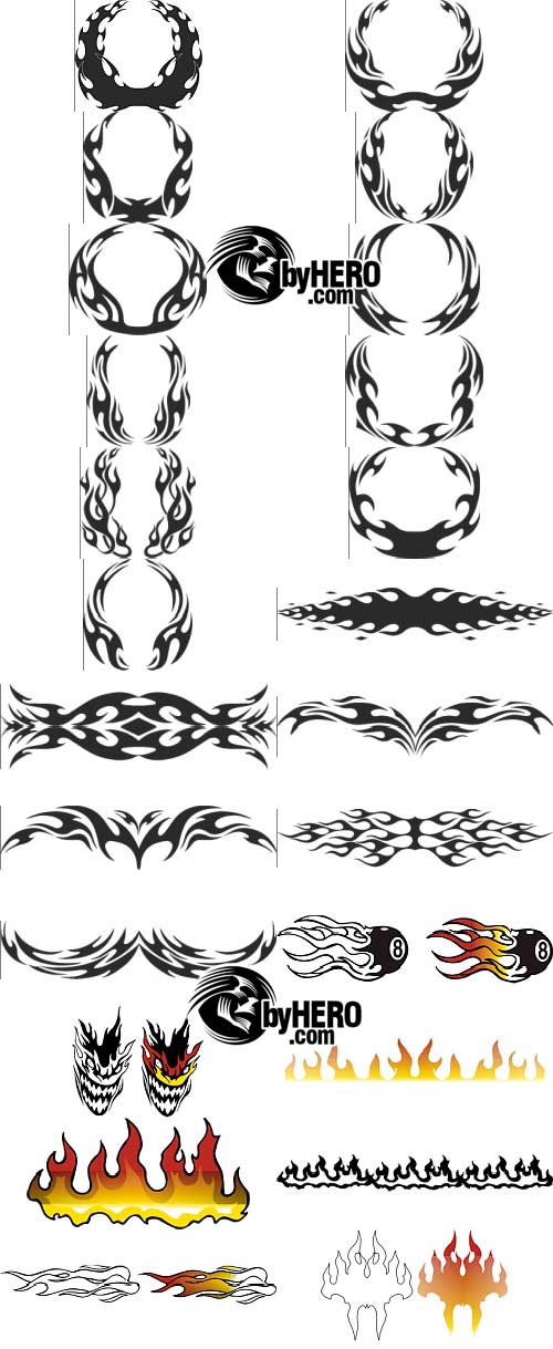 Extreme Clipart 2010 - Flame Pack Extreme Clipart 2010 - Flame Pack