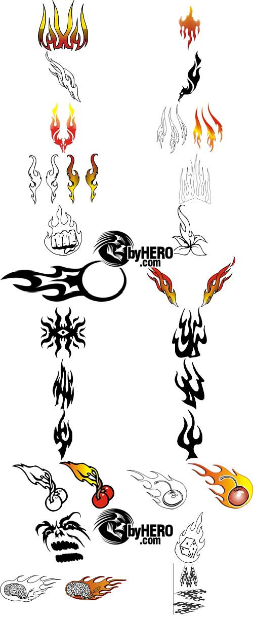 Extreme Clipart 2010 - Flame Pack Extreme Clipart 2010 - Flame Pack