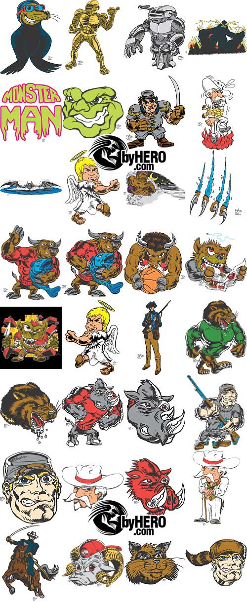 Extreme Clipart 2010 - Mascot Pack