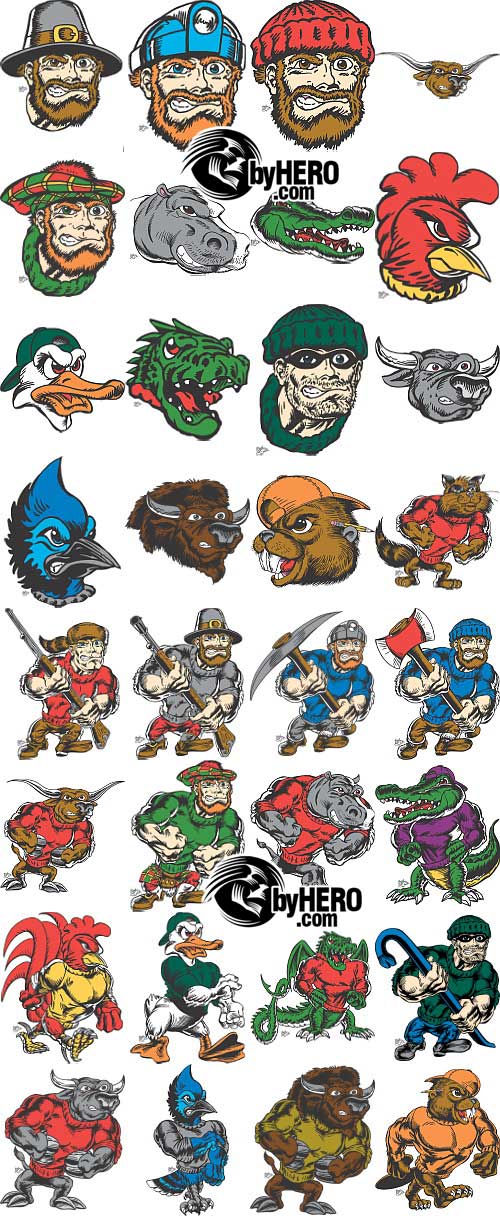 Extreme Clipart 2010 - Mascot Pack