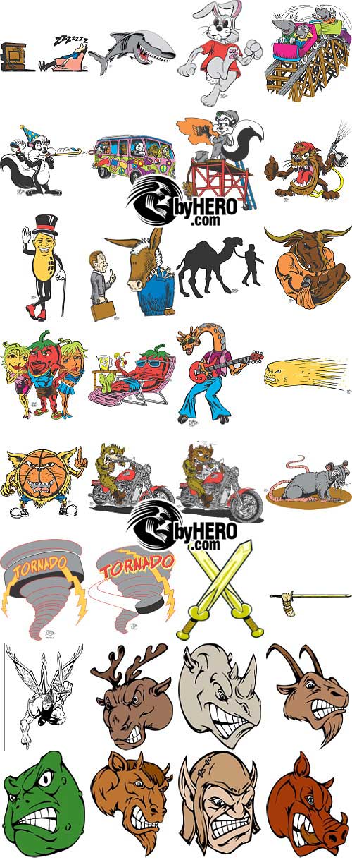 Extreme Clipart 2010 - Mascot Pack