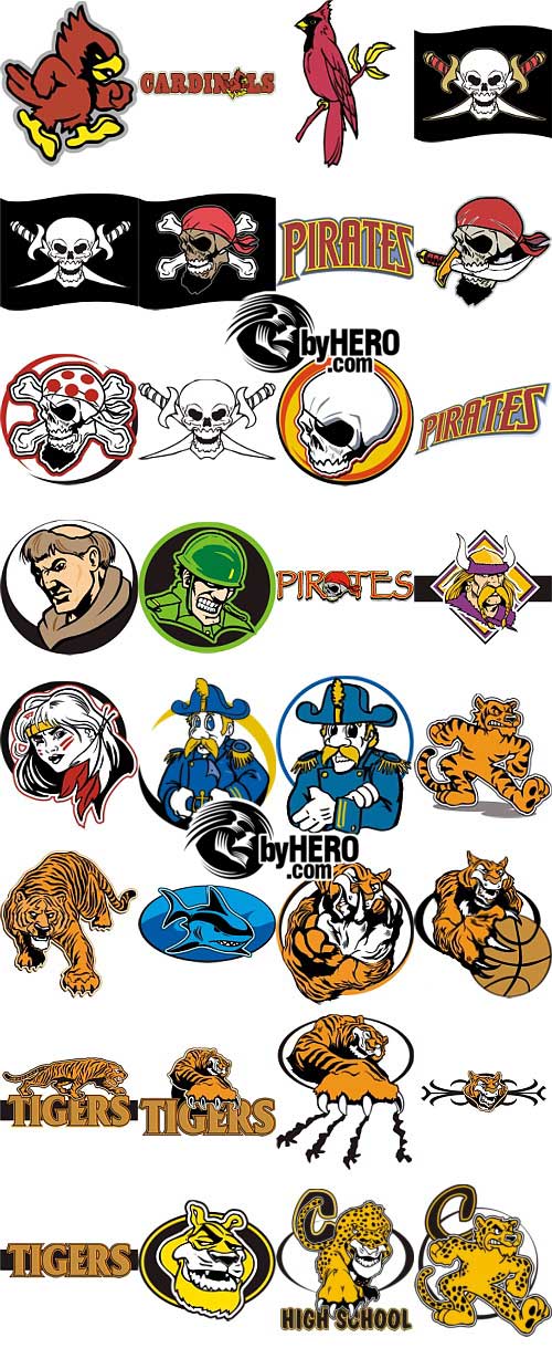 Extreme Clipart 2010 - Mascot Pack