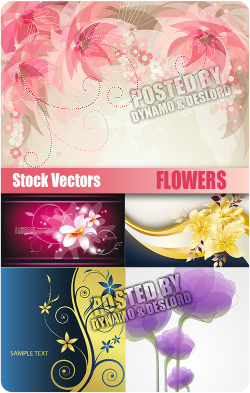 Stock Vectors - Flowers