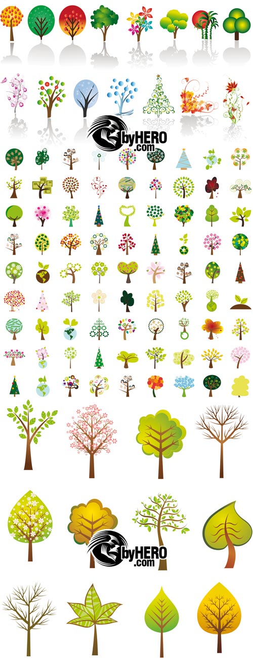Trees in Seasons 5xEPS