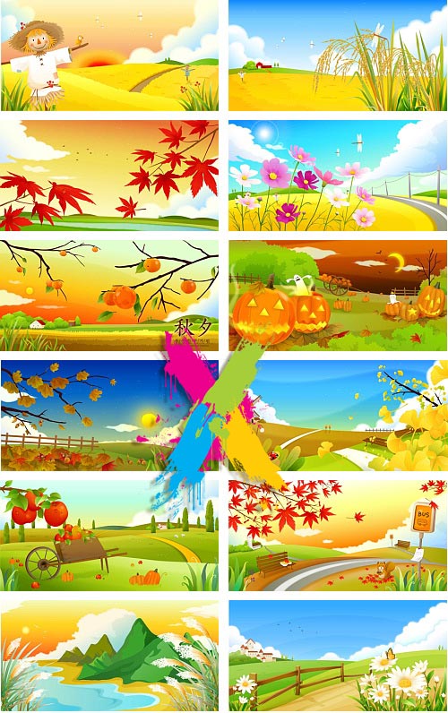 VitaminD 015 Special Illust 122xAI Backgrounds, Icons &amp; Illustrations
