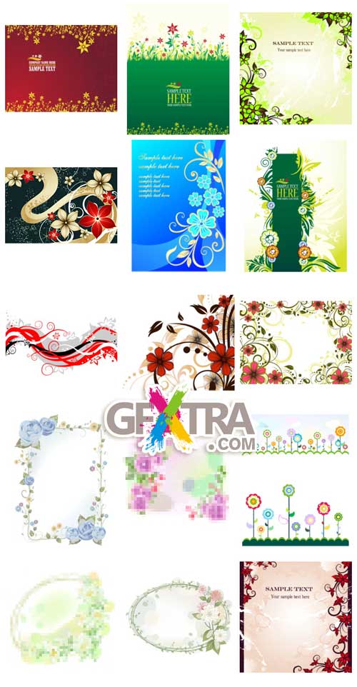 Floral Designs 3 - 62xEPS - Shutterstock Floral Designs 3 - 62xEPS - Shutterstock