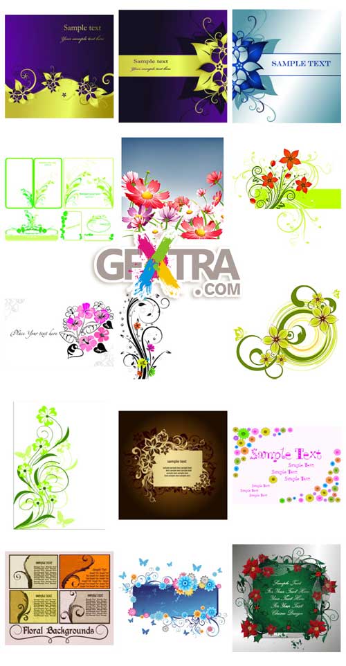 Floral Designs 3 - 62xEPS - Shutterstock Floral Designs 3 - 62xEPS - Shutterstock