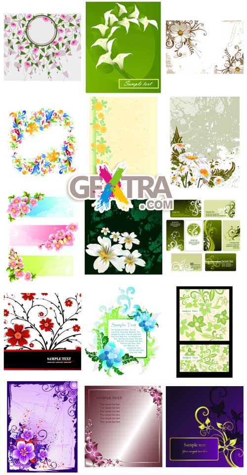 Floral Designs 3 - 62xEPS - Shutterstock Floral Designs 3 - 62xEPS - Shutterstock