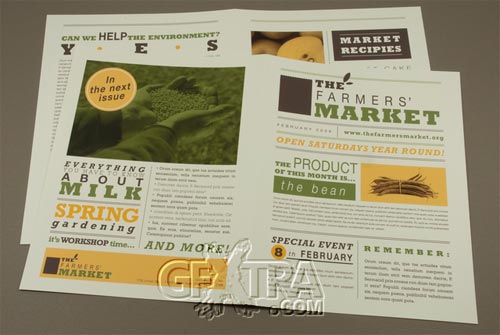 Inkd Earthy - The Farmers' Market Newsletter Template RETAIL