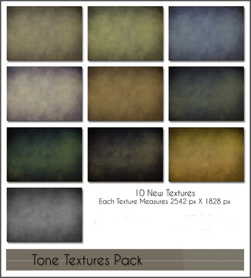 Grunge textures in various colors
