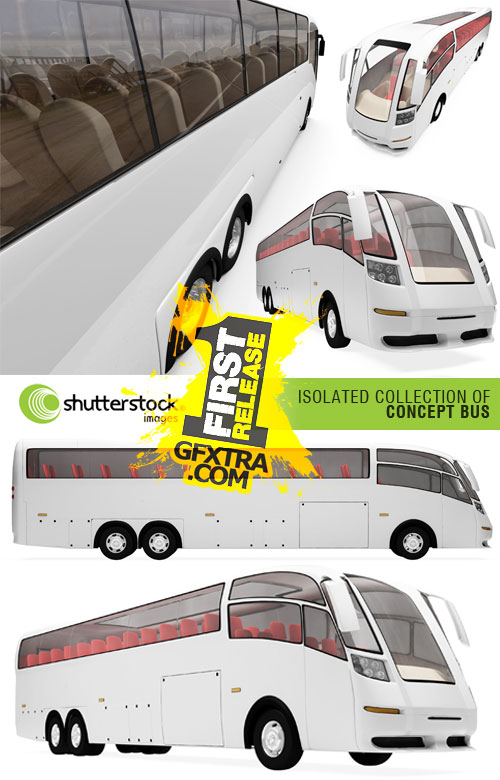 Isolated Collection of Concept Bus 2 JPG Stock Image SS