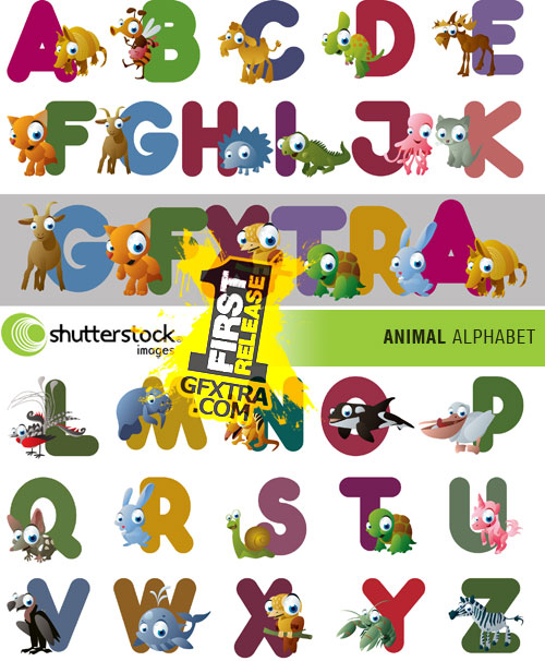 Shutterstock - Animal Alphabet EPS