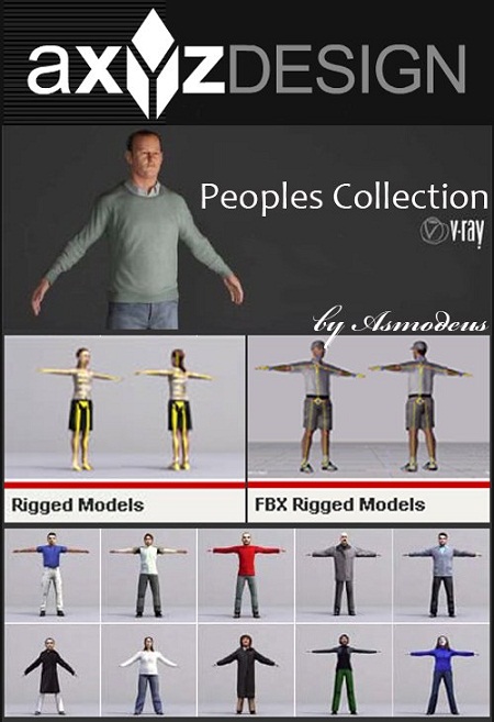 AXYZ Design People Models Collection