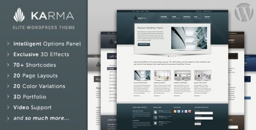 Karma, Clean and Modern Wordpress Theme - ThemeForest