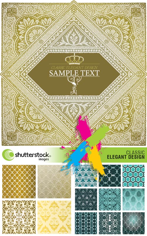 Shutterstock - Classic Elegant Design 3xEPS