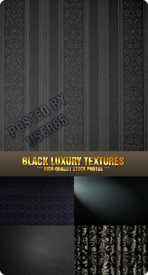 Stock Photo - Black Luxury Textures