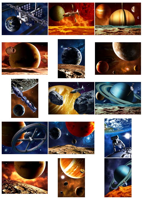 Spaceimage Vol.1, 90xJPG EverFlight EF05 