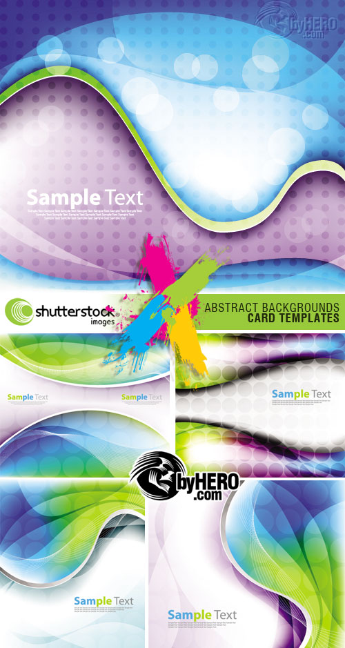Shutterstock - Abstract Backgrounds 5xEPS