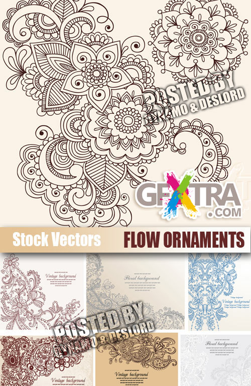Flow Ornaments - Stock Vectors