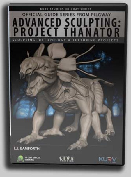 Kurv Studios - 3D Coat Advanced Sculpting - Project Thanator English