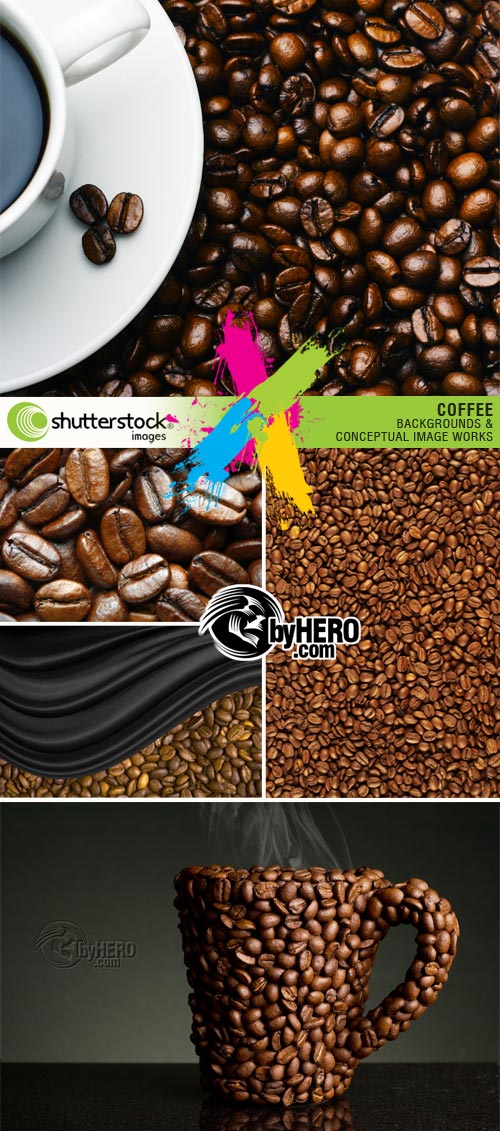Coffee, Backgrounds & Conceptual Image Works 5 JPG Stok Image SS