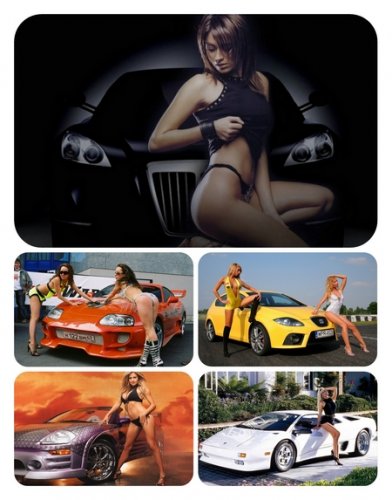70 Beautiful Wallpapers - Girls and Cars