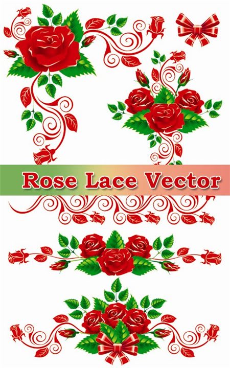 Rose Lace Vector