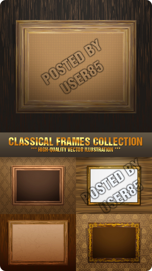 Stock Vector - Classical Frames Collection