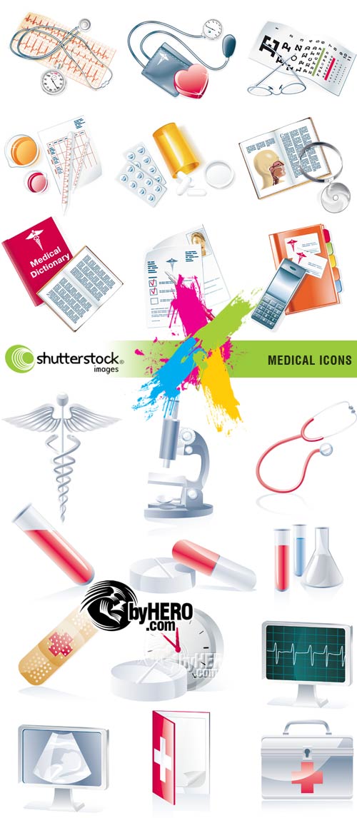Medical Icons 2xEPS  Vector SS