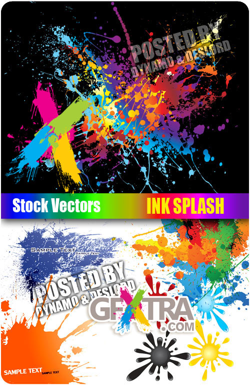 Ink splash - Stock Vectors