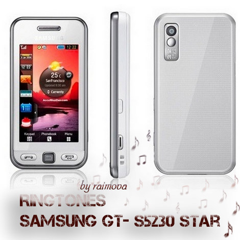 Ringtones Samsung GT-S5230 Star