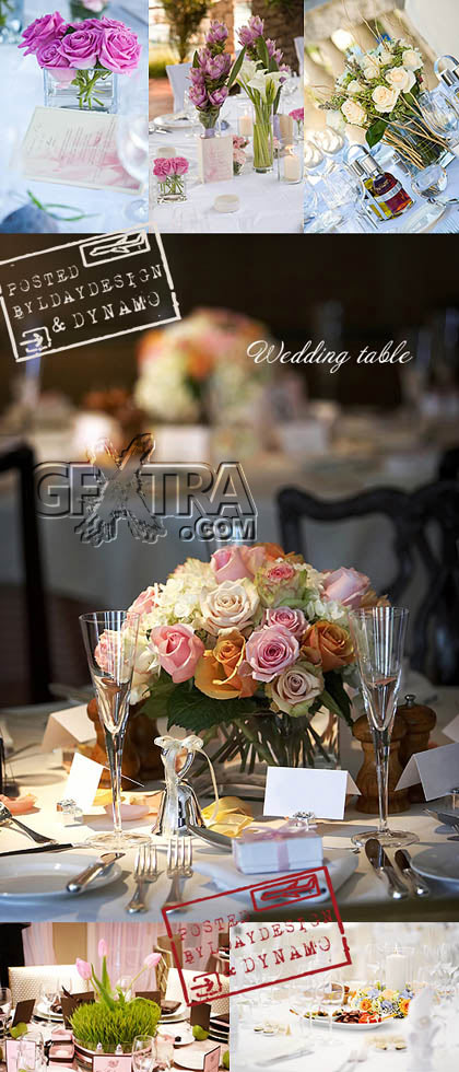 Stock Photo - Wedding table