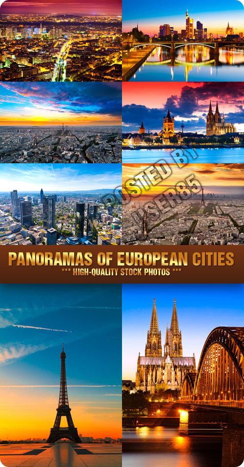 Stock Photo - Panoramas of European Cities