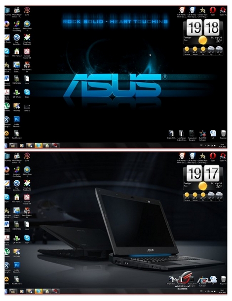 Theme for Windows 7 - Asus