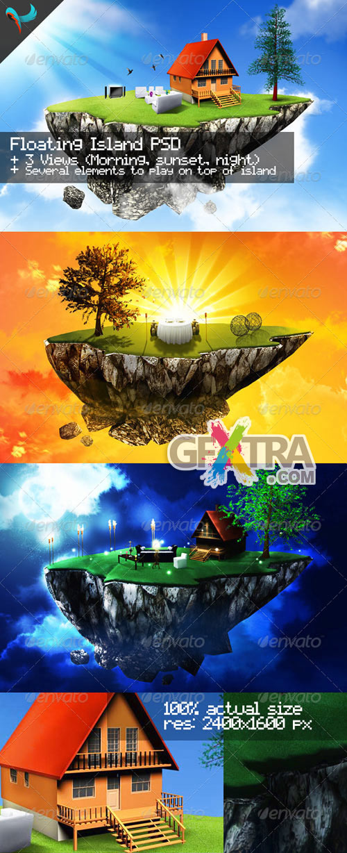 GraphicRiver - Floating Island Templates