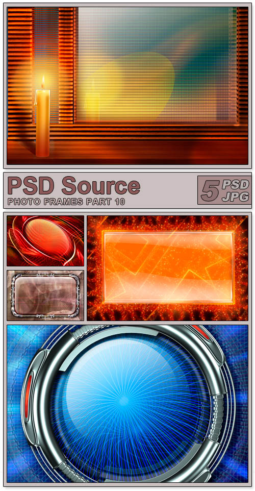 Layered PSD Files - Photo frames 10