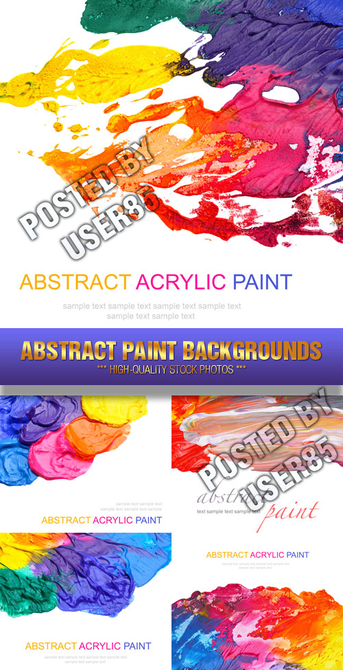 Stock Photo - Abstract Paint Backgrounds