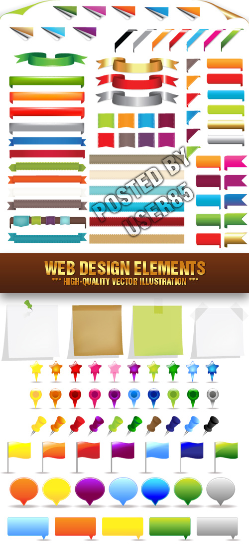 Stock Vector - Web Design Elements