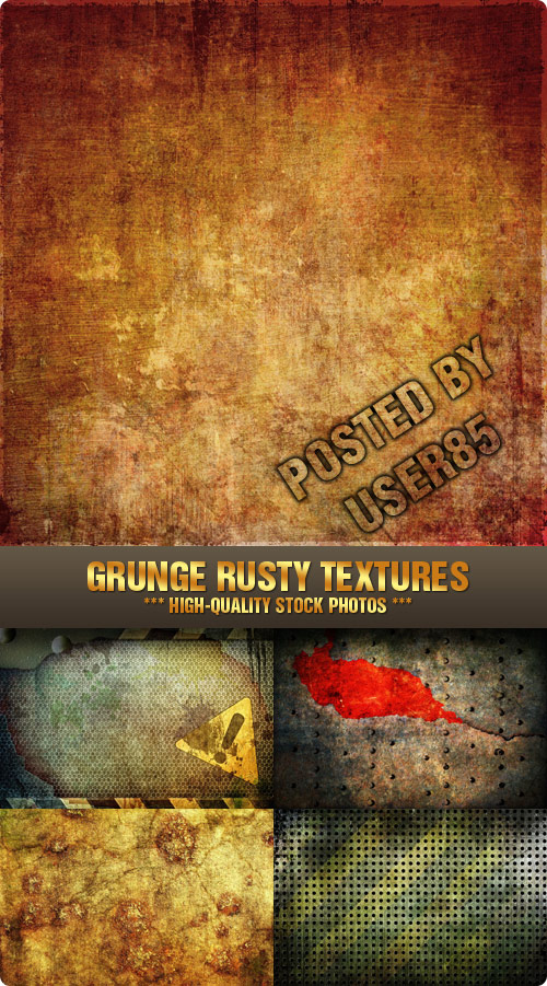 Stock Photo - Grunge Rusty Textures