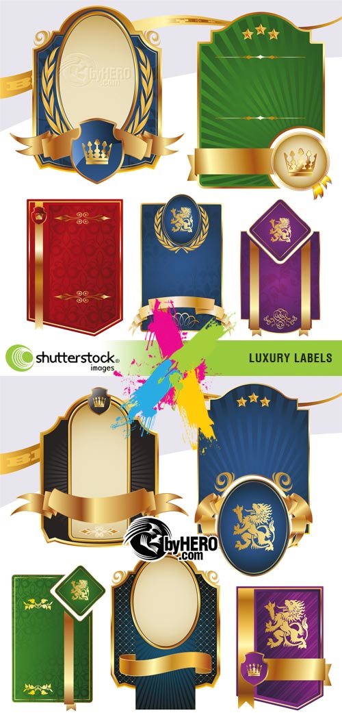 Luxury Labels 2xEPS Vector SS