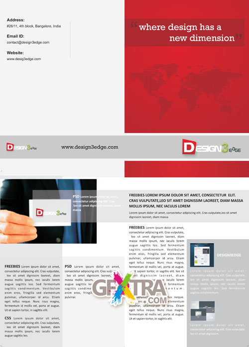 Creative Brochure Design in Vector CDR