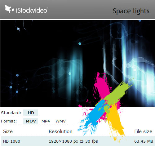 iStockVideo - Space Lights HD1080 *.mov
